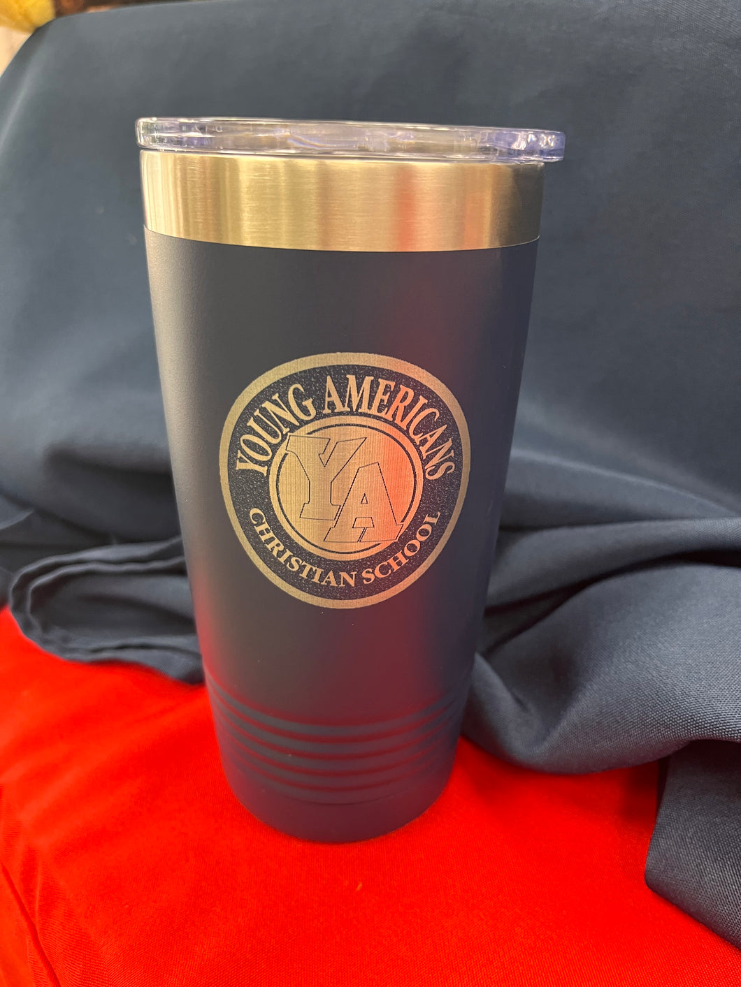 YACS Navy Tumbler