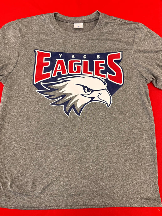 DriFit Gray YACS Eagle Tshirt