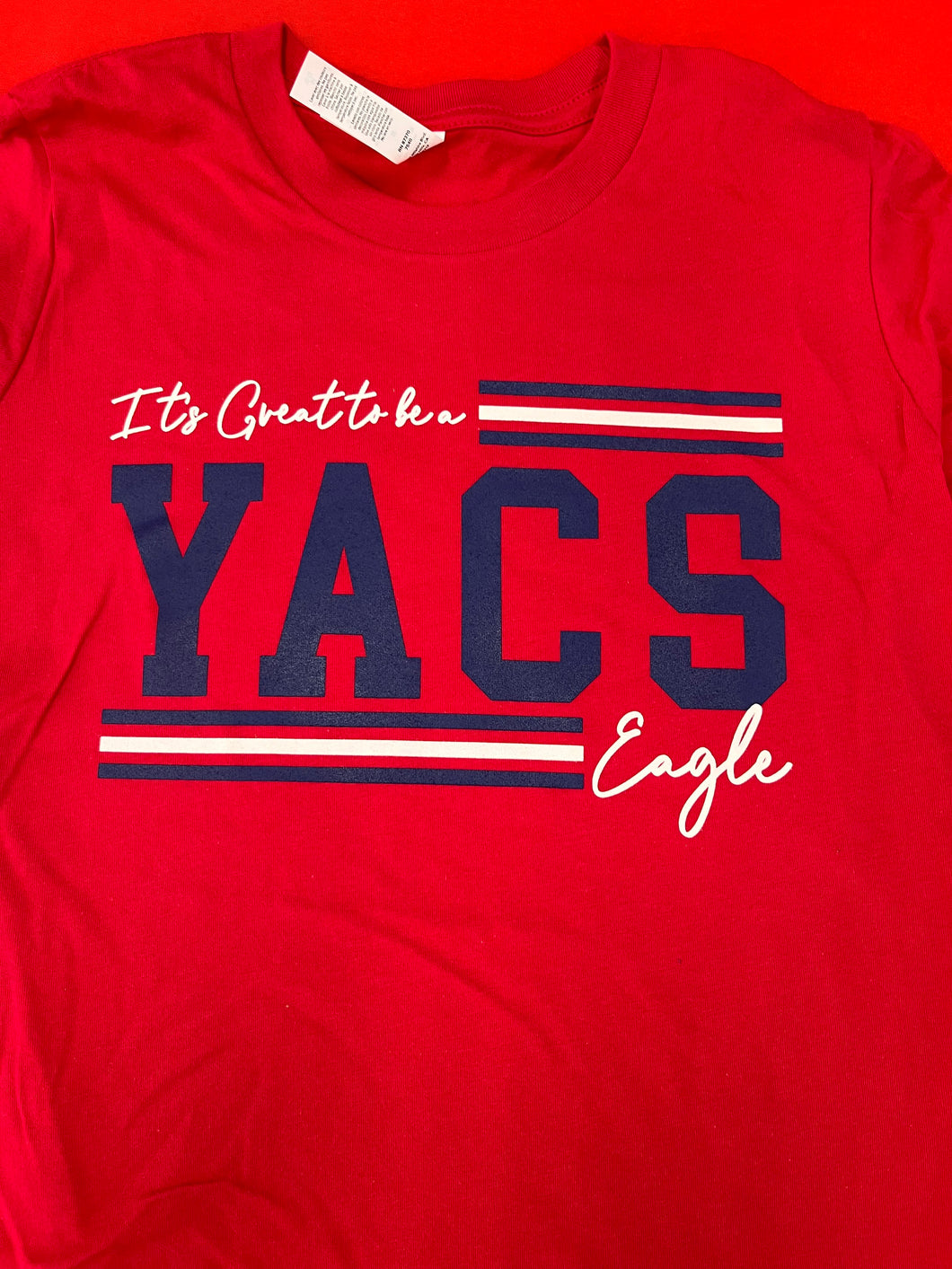 Short Sleeve Tshirt- It's Great to be a YACS Eagle