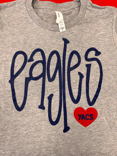 Short Sleeve T-shirt YACS Eagle Heart