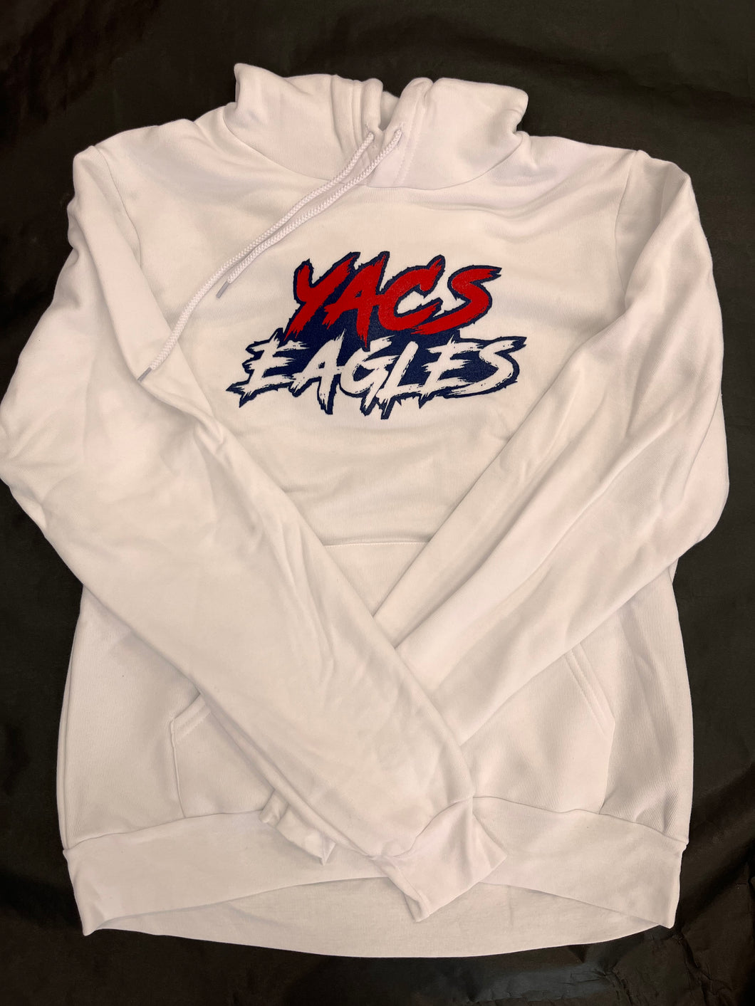 YACS Graffiti Font White Hoodie