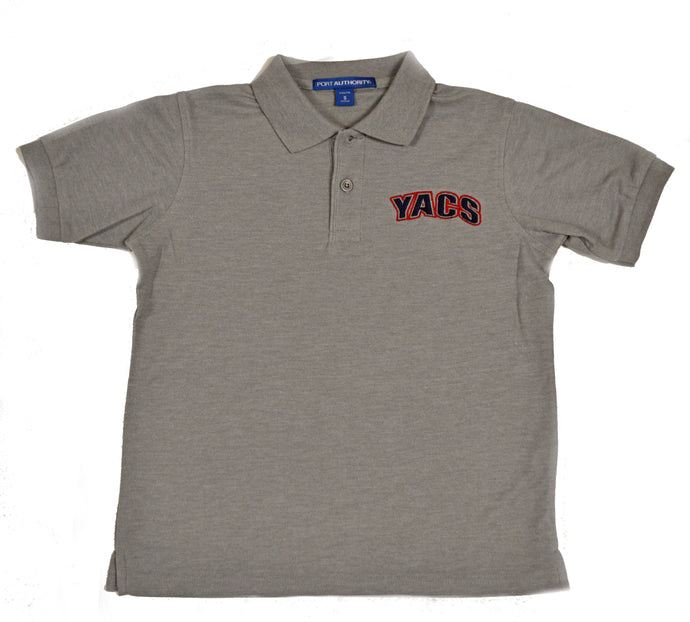 Youth Cotton Polo- Navy, Red or gray